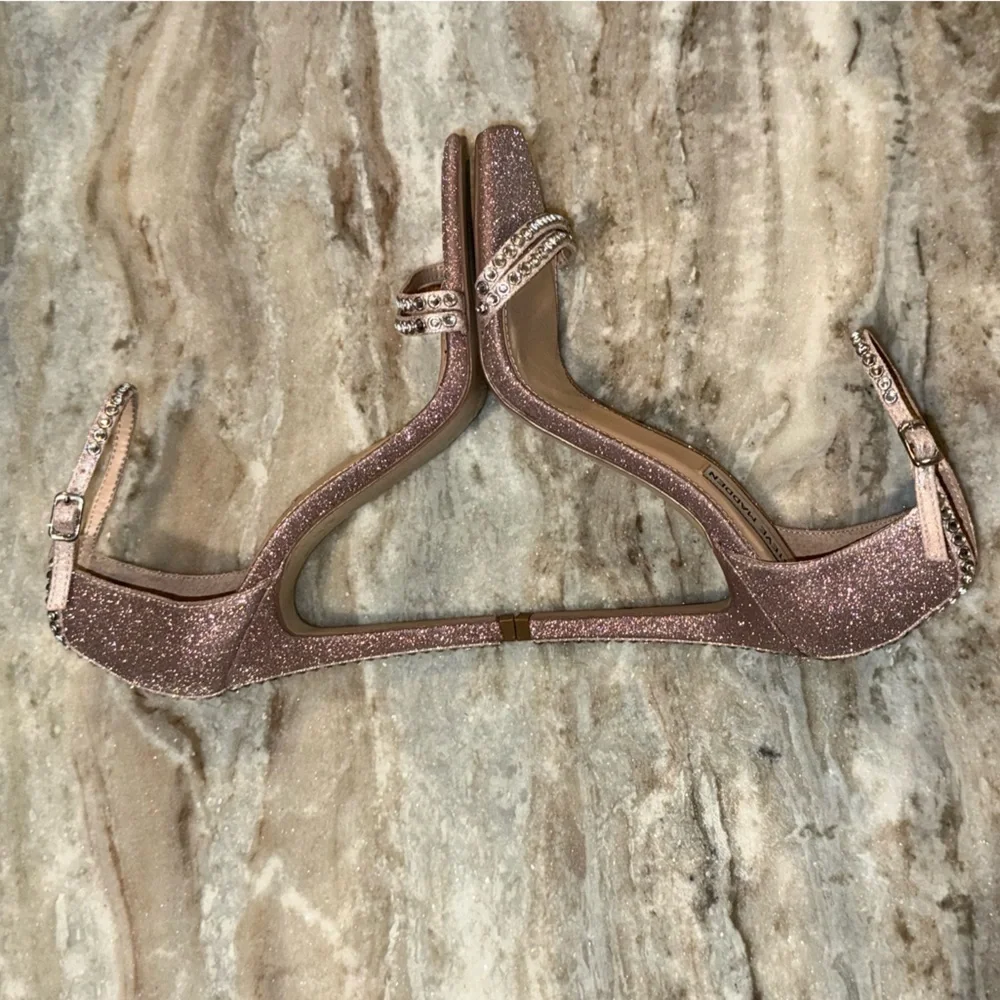 Women’s STEVE MADDEN Collette Heeled Sandal- Blush. Size 8 - Picture 7 of 8